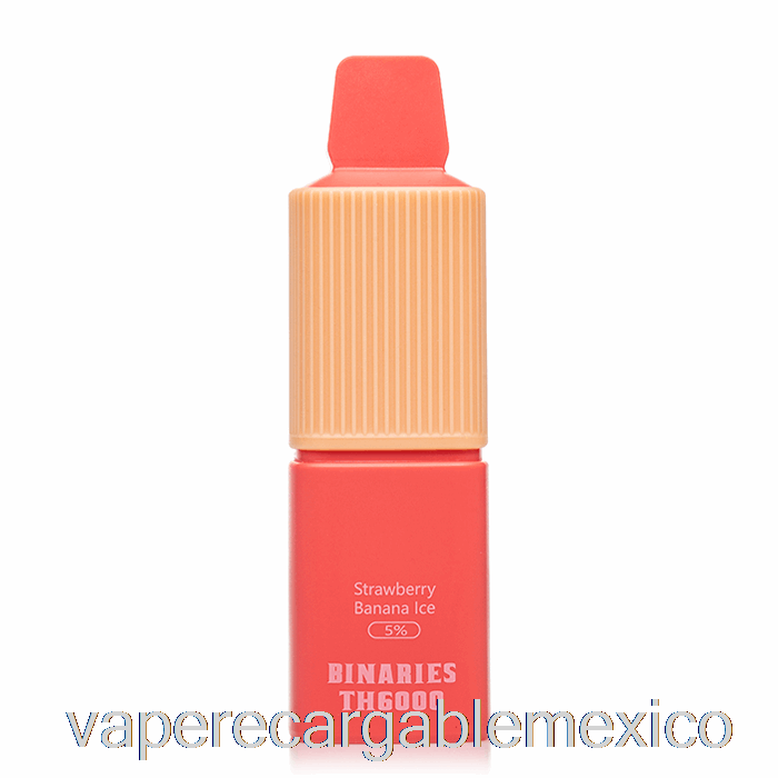 Vape Recargable Horizonte Binarios Th6000 Desechable Fresa Plátano Hielo